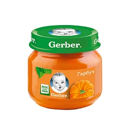 GERBER пюре гарбуз 80г