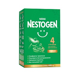 NESTOGEN 4 суміш молочна 600г 18+