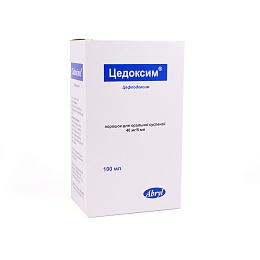 ЦЕДОКСИМ пор. д/сусп. 40мг/5мл 100мл