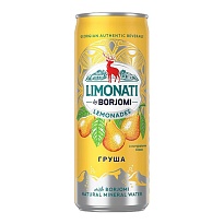 БОРЖОМІ лимонад груша 0,33л банка
