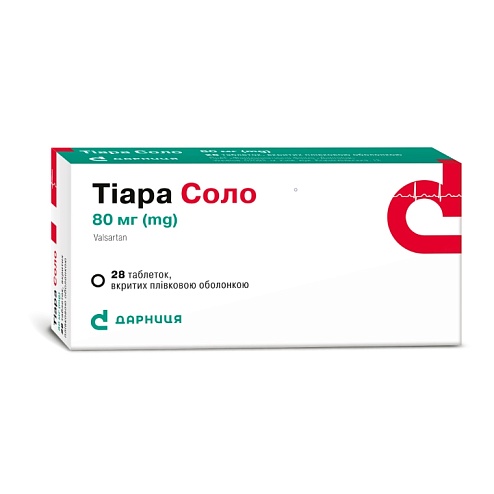 ТІАРА таб. 80мг 28