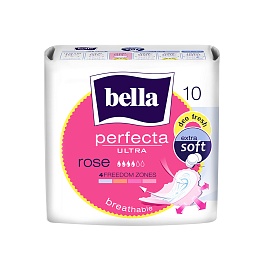 ПРОКЛАДКИ BELLA Perfecta Ultra ROSE deo fresh 10