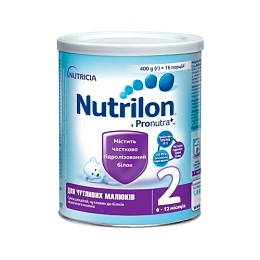 NUTRILON 2 для чутливих малюків 400г 6-12м.