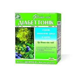 ФІТОЧАЙ 62 ДІАБЕТОНІК 1,5 г 20