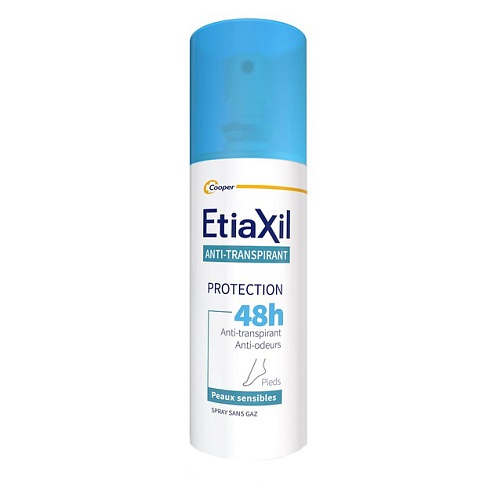 ETIAXIL антиперспірант-спрей для ніг захист 48год. 100мл