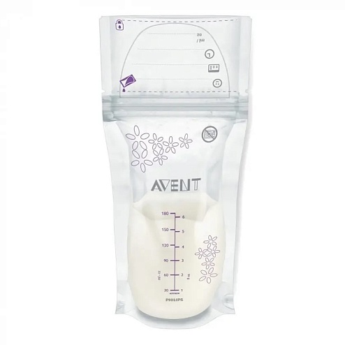 AVENT 603/25 ПАКЕТИ для зберігання молока 180мл 25