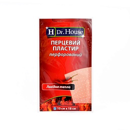 ЛЕЙКОПЛАСТИР Dr. House перцевий Лагідне тепло 10х18