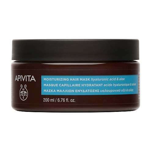 APIVITA HAIR маска д/волосся зволоження ГІАЛУРОНОВА КИСЛОТА 200мл