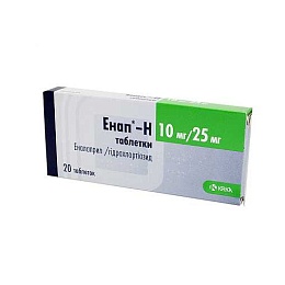 ЕНАП-Н таб. 10мг/25мг 20