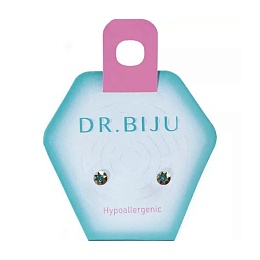 DR.BIJU сережки Сіріус північне сяйво 3,5мм