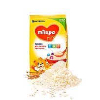 MILUPA каша безмолочна рисова без цукру 170г