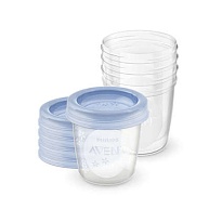 AVENT 619/05 КОНТЕЙНЕРИ для зберігання молока 180мл 5