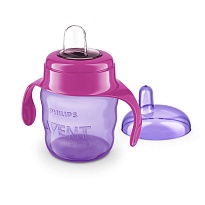 AVENT 551/03 ЧАШКА-НЕПРОЛИВАЙКА 200мл 6+ д/дівч.