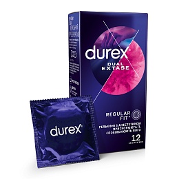 ПРЕЗЕРВАТИВ DUREX 12 Dual Extase