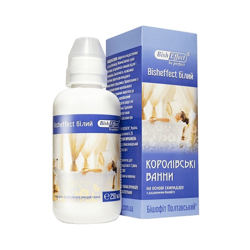 БІШОФІТ Bisheffect КОРОЛІВСЬКІ ВАННИ білий скипідар 250мл