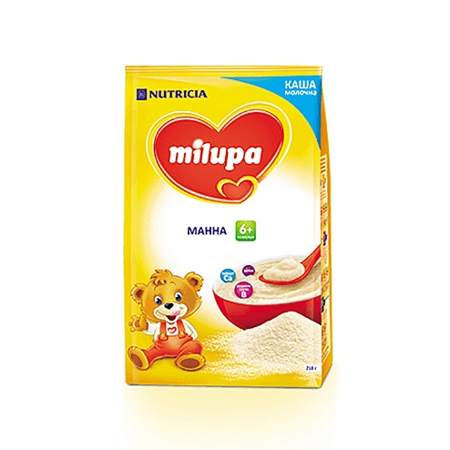 MILUPA каша молочна манна 210г