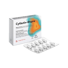 СУБАЛІН-ФОРТЕ капс. 10