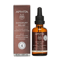 APIVITA HAIR олія д/волосся проти жирної лупи СЕЛЕРА та ПРОПОЛІС 50мл