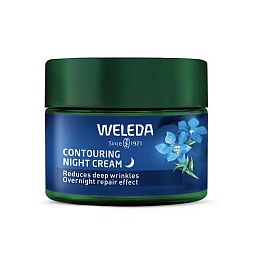 WELEDA БЛАКИТНА ДЖЕНТІАНА і ЕДЕЛЬВЕЙС крем-контур нічний 40мл